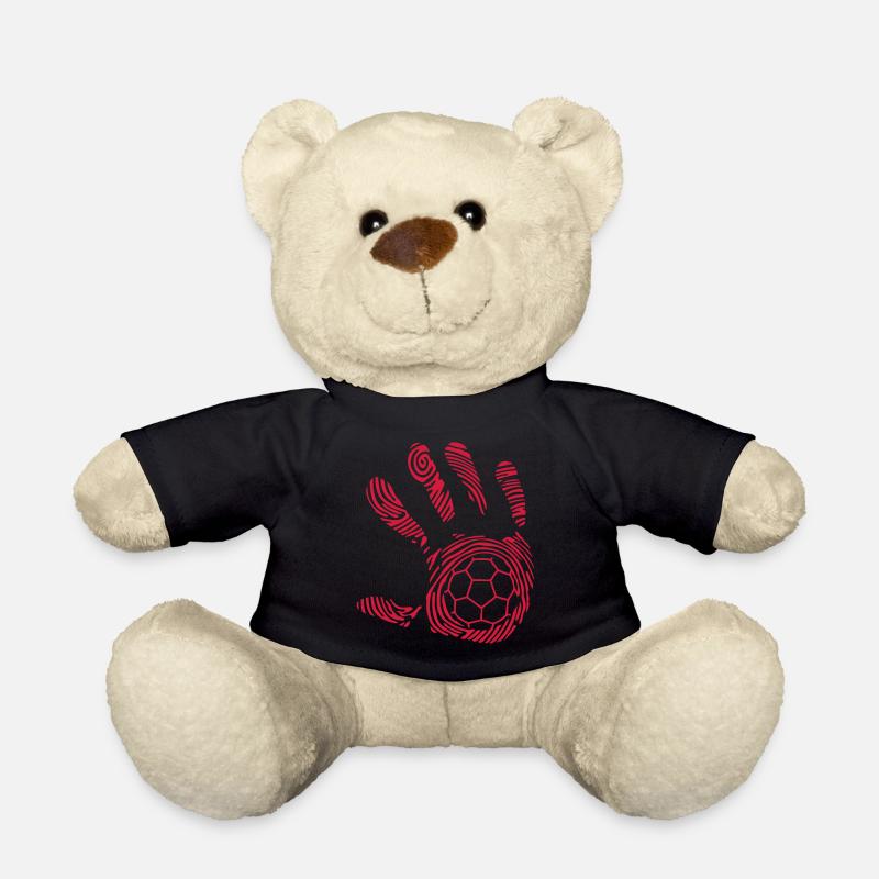 handball empreinte main - Nounours - noir