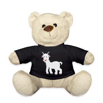 Goat - Teddy Bear - black - Front