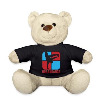 Breakdance B-Boy Streetdance Design Hip Hop Dance - Teddy - Schwarz - Vorne