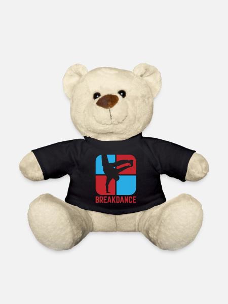Breakdance B-Boy Streetdance Design Hip Hop Dance - Teddy - Schwarz