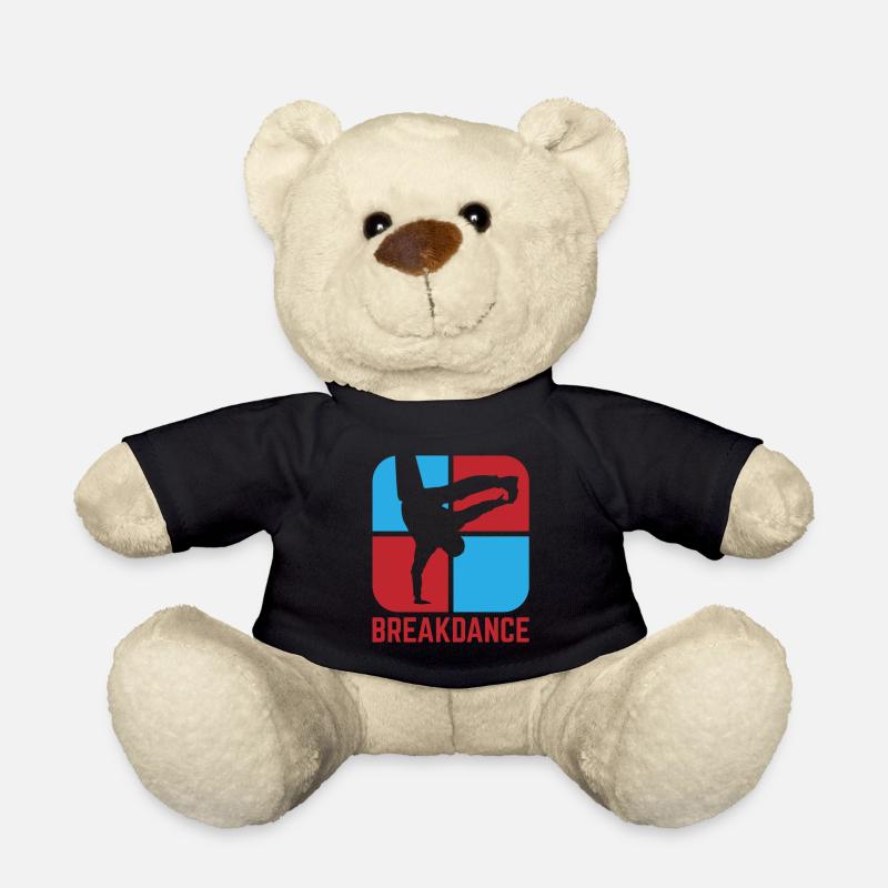 Breakdance B-Boy Streetdance Design Hip Hop Dance - Teddy - Schwarz
