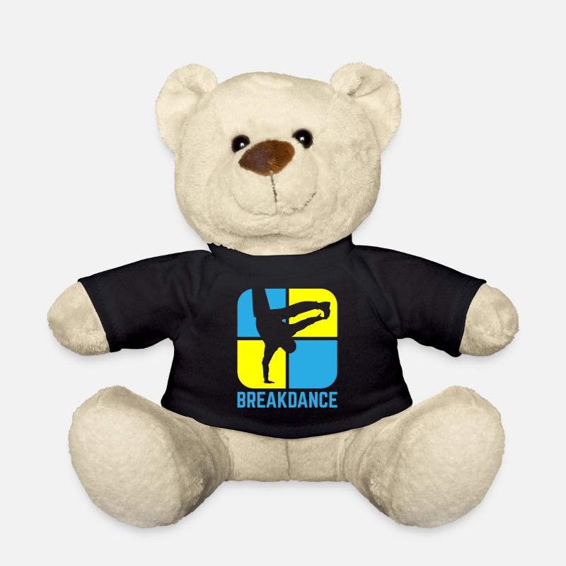 Breakdance B-Boy Streetdance Design Hip Hop Dance - Teddy - Schwarz