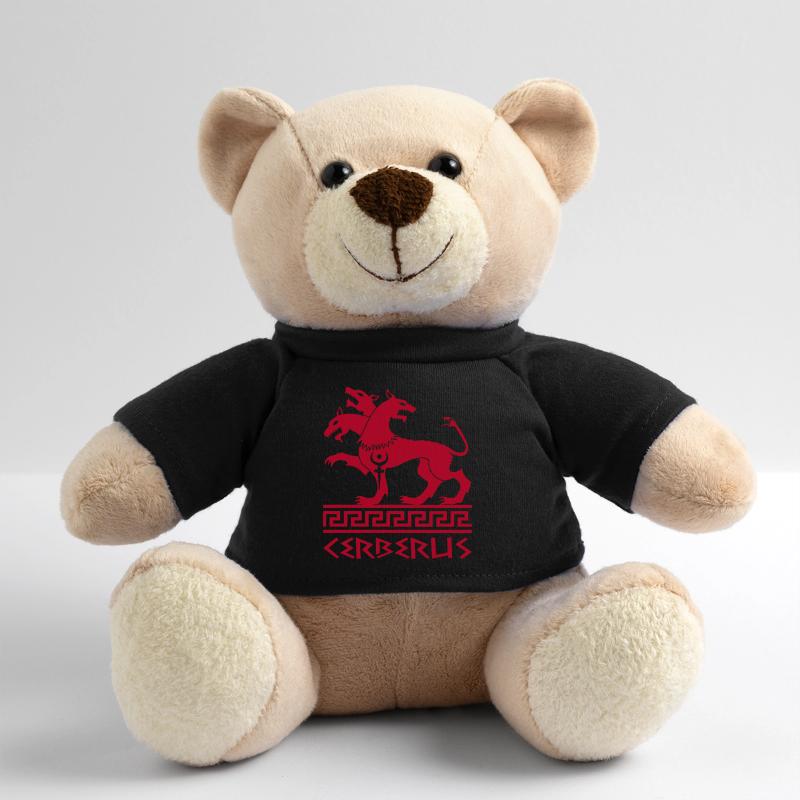 Chien cerbère rouge Nounours