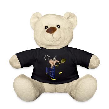 federball badminton federballspieler - Teddy - Schwarz - Vorne