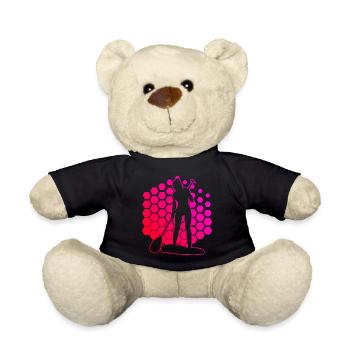 Standup Paddle Standup Paddleboard Standup Paddlin - Teddy Bear - black - Front