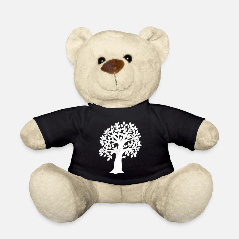 Weißer Baum - Teddy - Schwarz