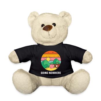 Going nowhere - Teddy Bear - black - Front
