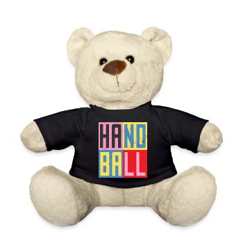 Design Handball - Nounours - noir - Devant