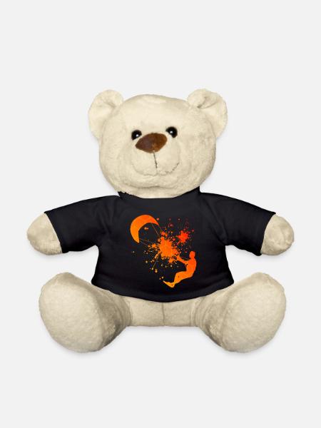 Kitesurf Kitesurfen Kiten Kitesurfer Kite - Teddy - Schwarz