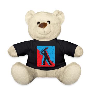 Baseball - Teddy - Schwarz - Vorne