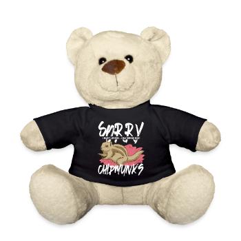 Cute Forest Animal Chipmunk Nature - Teddy Bear - black - Front