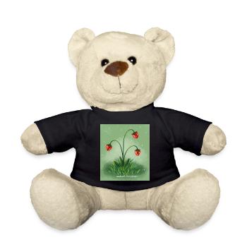 Erdbeeren - Teddy - Schwarz - Vorne