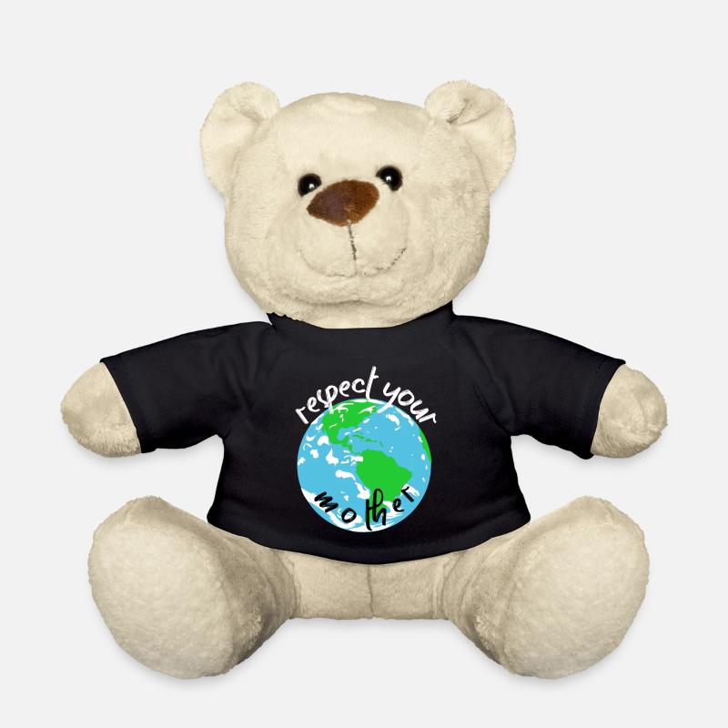 Naturschutz Klima Naturschützer Meer - Teddy - Schwarz