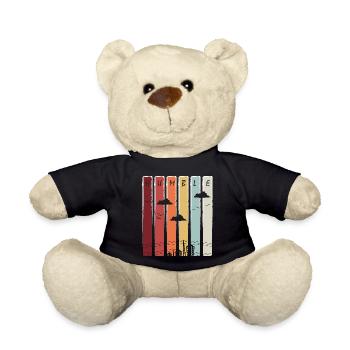 Bleiben Sie bescheiden - Teddy - Schwarz - Vorne