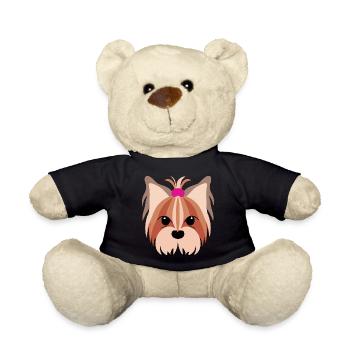 Lady Yorkshire Terrier amoureux des chiens Yorkie - Nounours - noir - Devant