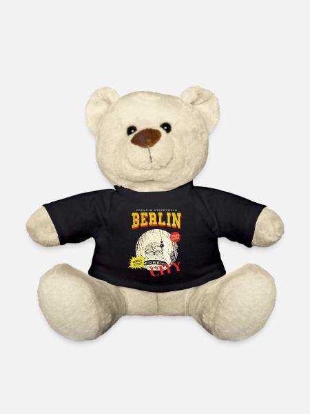 Berlin Deutschland Stadt Skyline Vintage Retro - Teddy - Schwarz