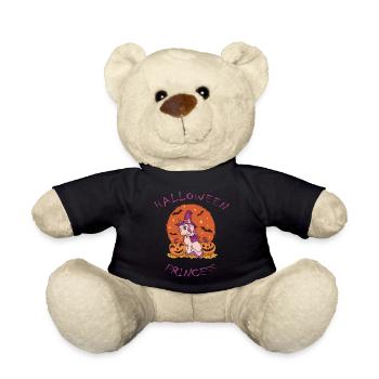 Halloween Unicorn Princess - Teddy Bear - black - Front