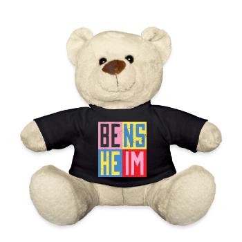 Bensheim Cities Design - Teddy Bear - black - Front