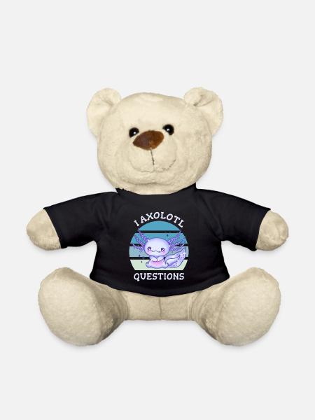 I axolotl questions - Teddy Bear - black