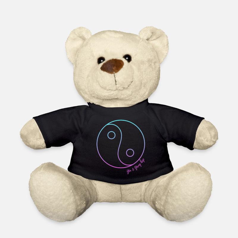 Yin et yang hanche - Nounours - noir