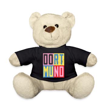 Dortmunder Städte Design - Teddy - Schwarz - Vorne