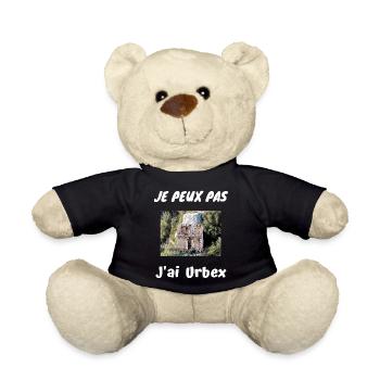 Je peux pas J'ai Urbex - Nounours - noir - Devant