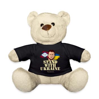 Ukraine Arkansas Selenskyj - Teddy - Schwarz - Vorne