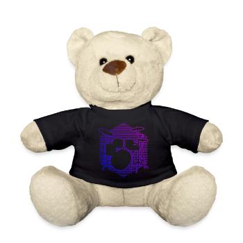 Drum Kit Schlagzeugspielen Herren Schlagzeugspiele - Teddy - Schwarz - Vorne