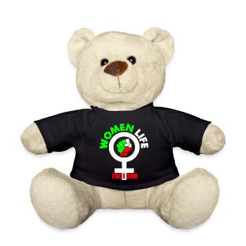 Women life freedom - Nounours - noir - Devant