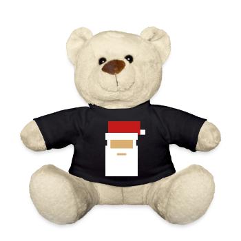 Santa Claus - Teddy - Schwarz - Vorne