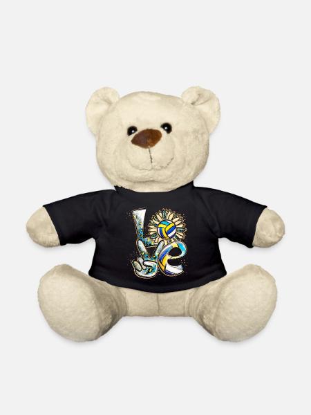 Love Volleyball Player - Teddy - Schwarz