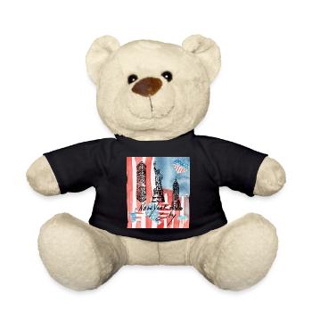 USA, Freiheitsstatue, New York. - Teddy - Schwarz - Vorne