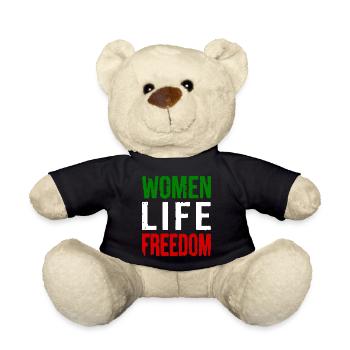 Women life freedom - Nounours - noir - Devant