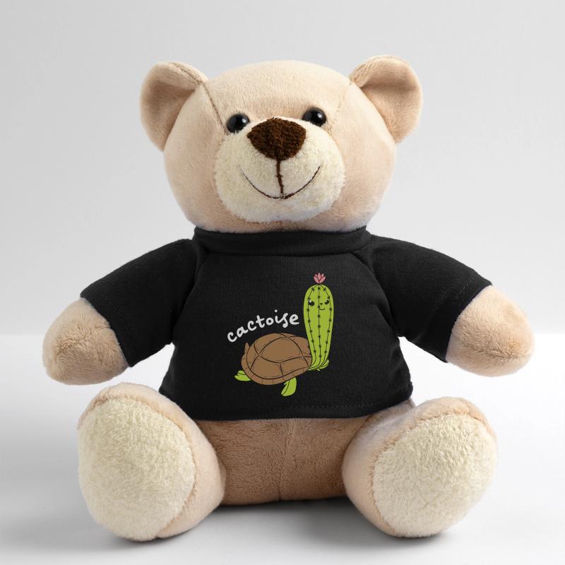 Cactoise Cactus Turtle Funny Animal Puns Teddy