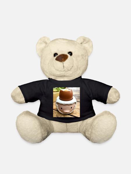 oeuf coque - Nounours - noir