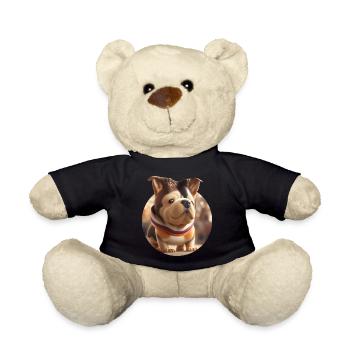 Süßer Kugelhund - Teddy - Schwarz - Vorne