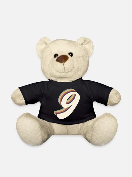 Vintage 9th Anniversary - Teddy - Schwarz