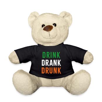 Trinken Sie getrunken - Teddy - Schwarz - Vorne