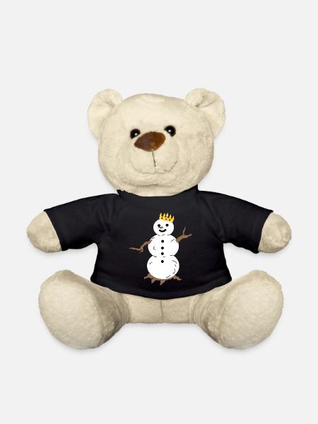 König der Schneemänner - Teddy - Schwarz