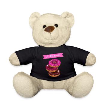 I Love Donuts - Nounours - noir - Devant