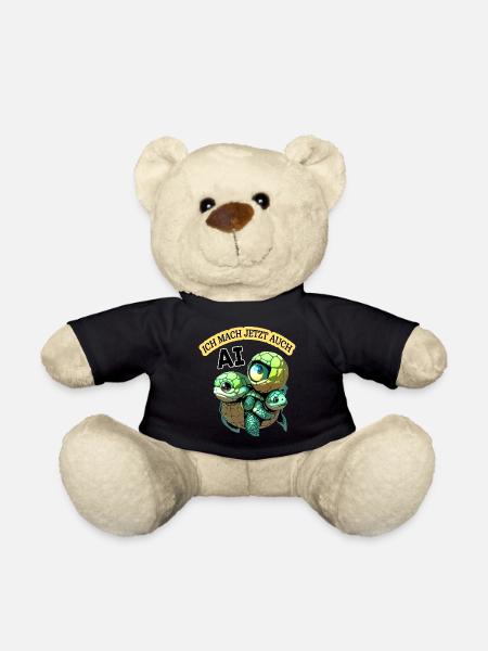 Ich mach jetzt auch AI - Teddy - Schwarz