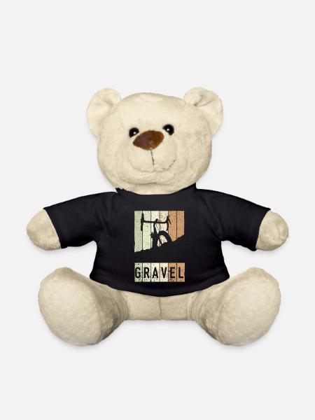 Schotter, Mountainbike, Leidenschaft Radfahren, Radfahrer - Teddy - Schwarz