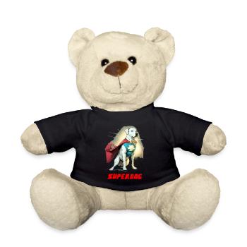 Superdog - Teddy Bear - black - Front