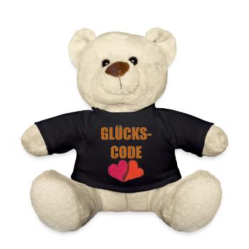 GLÜCKS CODE - Teddy - Schwarz - Vorne