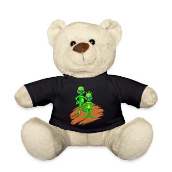 Humor vom Mars - Teddy - Schwarz - Vorne