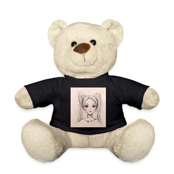 Anime Girl - Teddy - Schwarz - Vorne
