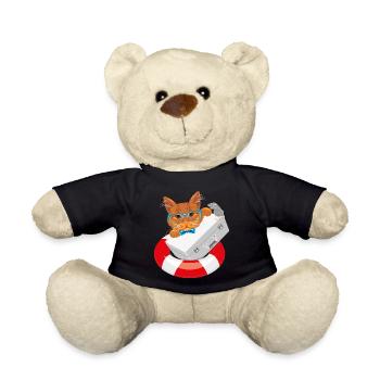 Rescue cats - Teddy Bear - black - Front