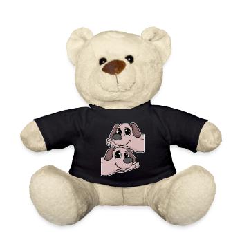 Hund hunde - Teddy - Schwarz - Vorne
