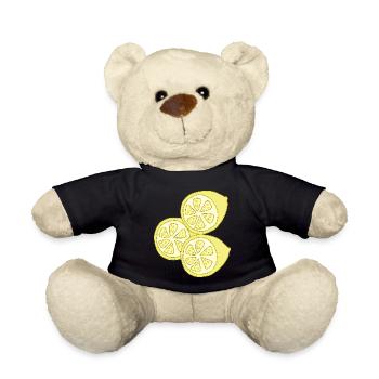 lemons - Teddy Bear - black - Front