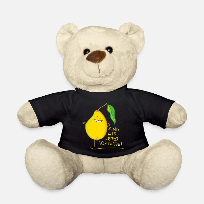 Lustige Quitte mit wortspiel - Teddy - Schwarz